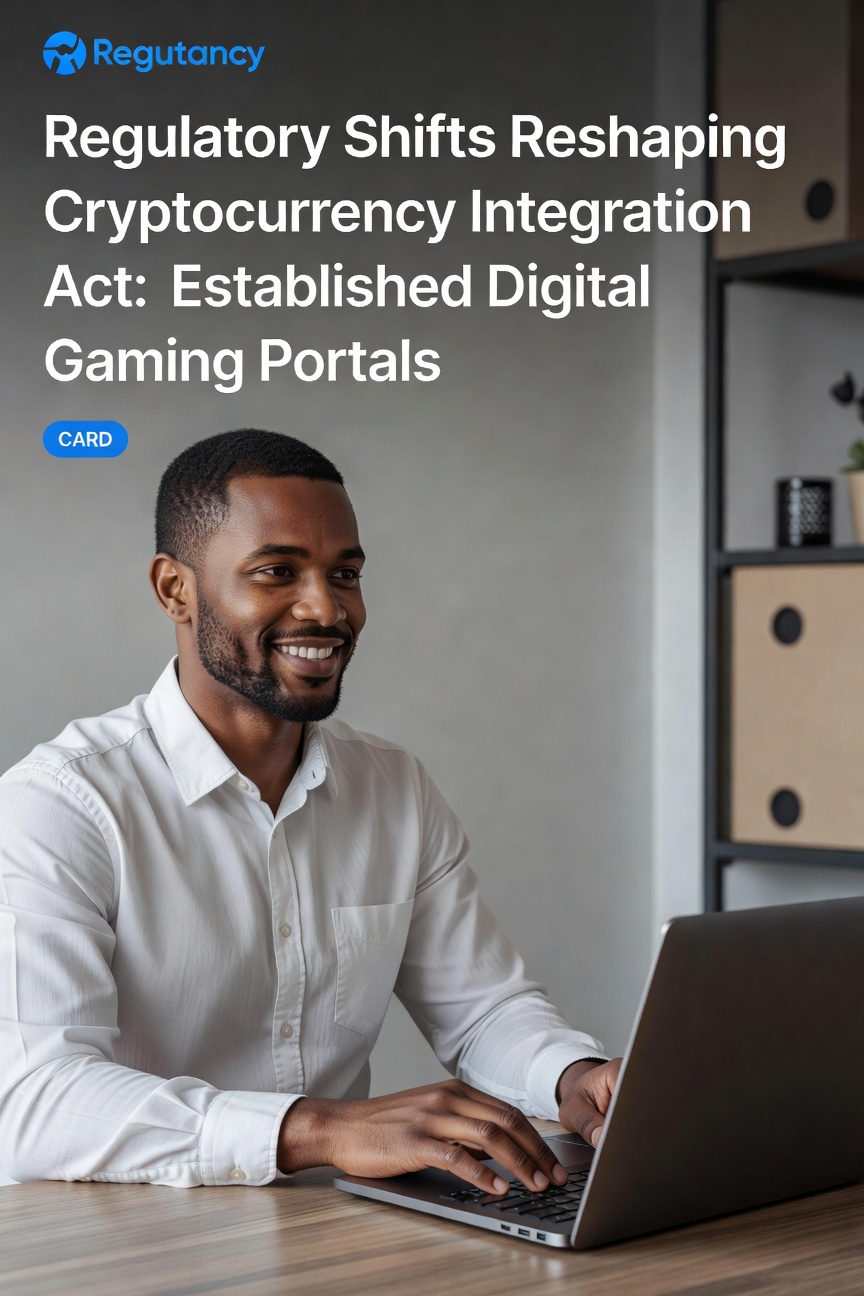 Regulatory compliance teams reviewing cryptocurrency transaction logs on secure terminals within a gaming operations center